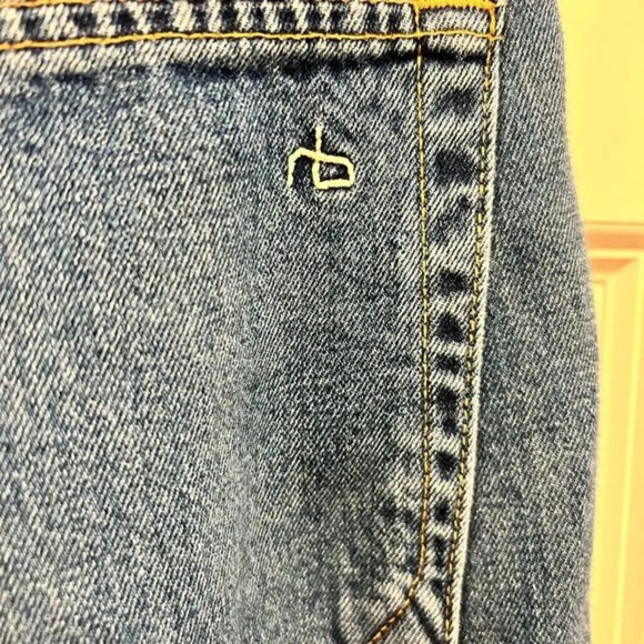 Rag & Bone Dre Slim Boyfriend Low Rise in Chambers Women’s size 30 - Picture 9 of 10